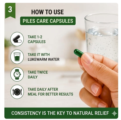 Herbvita™ Piles Care Capsules – 30 Veg Capsules